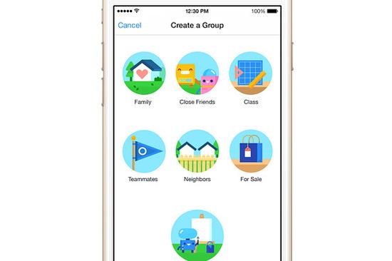 Facebook“群组”(Groups)应用