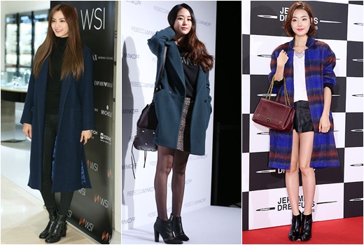  韩情脉脉：Nana金孝珍冬日百变大衣秀