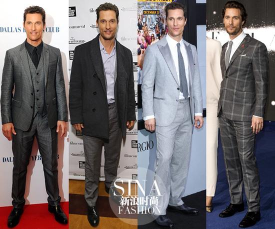 星际穿越》男主马修-麦康纳的50度灰西服|马修-麦康纳|星际穿越_新浪时尚_ 