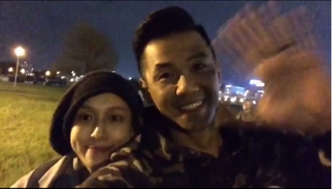 范玮琪大肚子做B超:黑白配的真实写照(图)