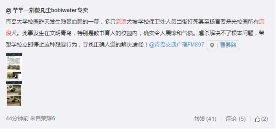 微博截图