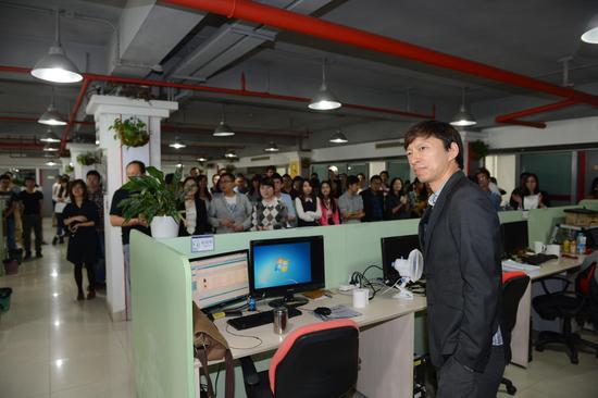 张朝阳今日出现在广州56总部