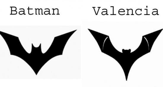 西甲瓦伦西亚弃用新队徽 因DC称抄蝙蝠侠