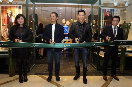 李晨为品牌站台 机车服现身帅气硬朗|李晨|机车