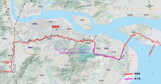 s1线连接未来温州大都市核心区两大中心——中心城和瓯江口新城