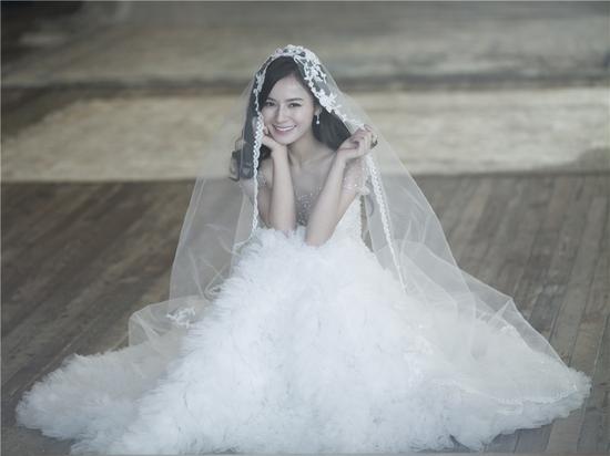 婚纱女_婚纱女头