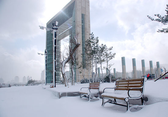 冬季到威海来看雪(图:山东省旅游局)