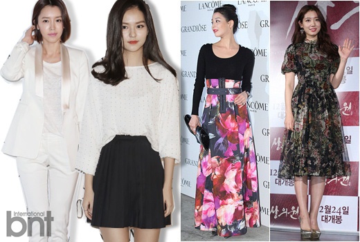 韩情脉脉：朴信惠多顺玩转冬季印花单品