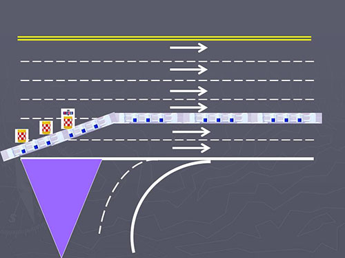 青岛福辽立交桥本周末起设置交通隔离护栏