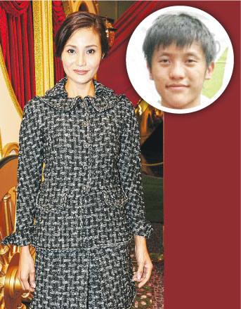 马德钟太太张筱兰透露获其他家长报料，指校内有不少女生暗恋儿子马在骧（圆图），但儿子仍没有女朋友。