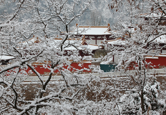 招虎山雪景