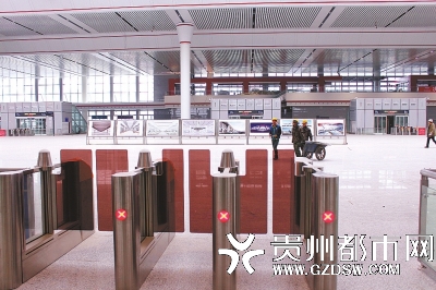 去贵阳北站那叫一个便捷 高铁时代到来