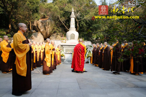 厦门南普陀寺、闽南佛学院全体僧众甲午年冬至祭祖上供 缅怀感恩前贤