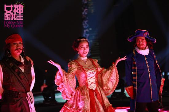 相亲真人秀录制现场