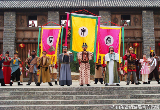 梁山好漢表演(圖:山東省旅游局)