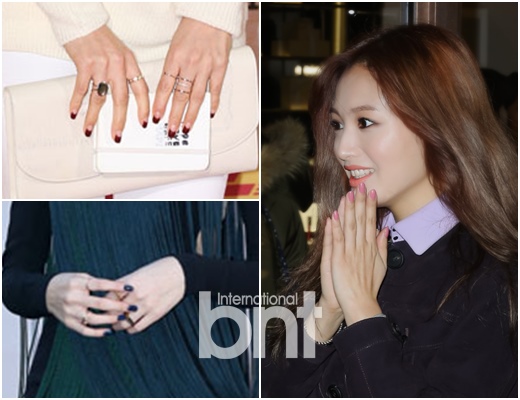 韩情脉脉:随孔孝真朴敏英打造OL美甲