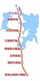 图为:27号线站点示意图