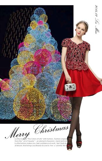 La Mia 2014秋冬系列 冬日里热情靓丽一抹红|L