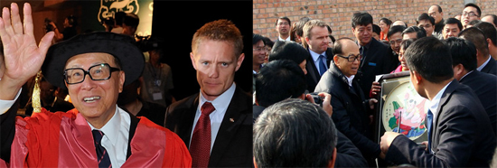 曝光在镜头前的商界男保镖们|商界|保镖|马云_新浪时尚_新浪网