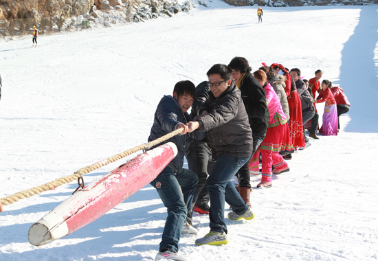 九顶塔滑雪场(图：@九顶塔景区)