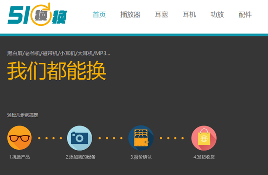 51换换首页截图