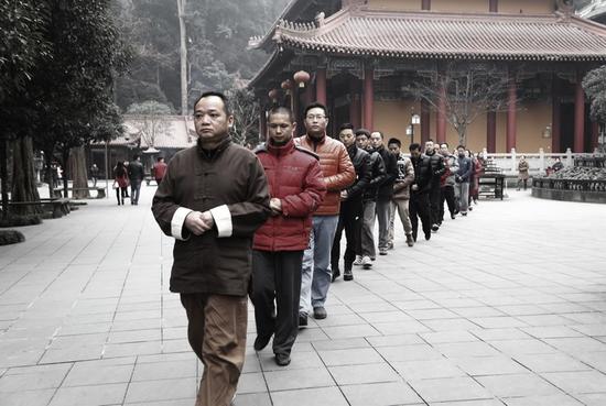 青城山普照寺举办2015元旦三日密集禅修活动