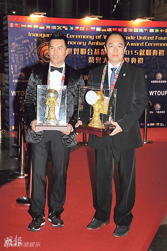 黎明惜字如金 获颁荣誉大使开金口送祝福