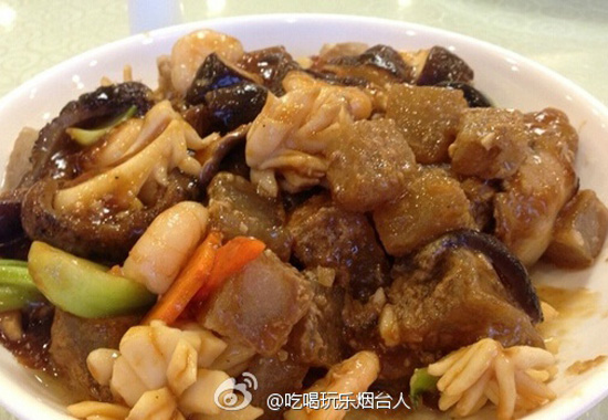 烟台焖子(图:@吃喝玩乐烟台人)