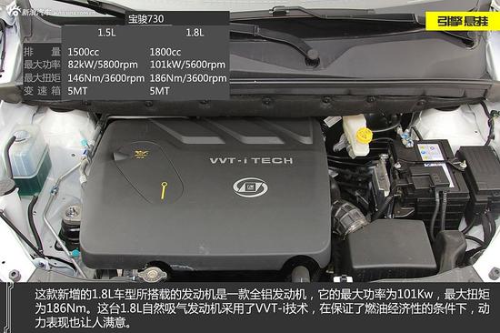 宝骏730 1.8L豪华导航版