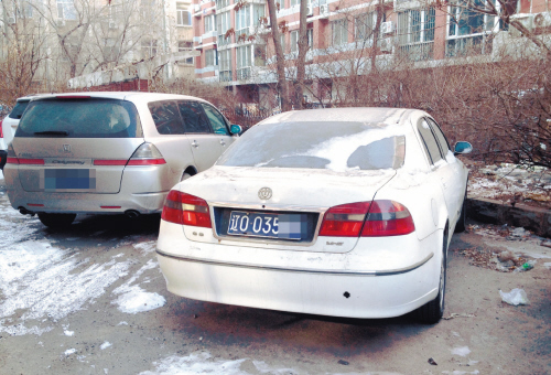 神秘辽O牌照车