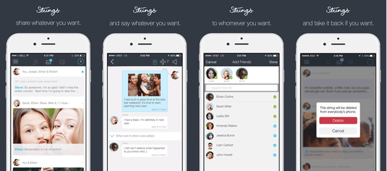 可撤回消息的聊天应用Strings