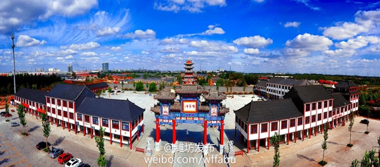 杨家埠民间艺术大观园(图:@潍坊发布)