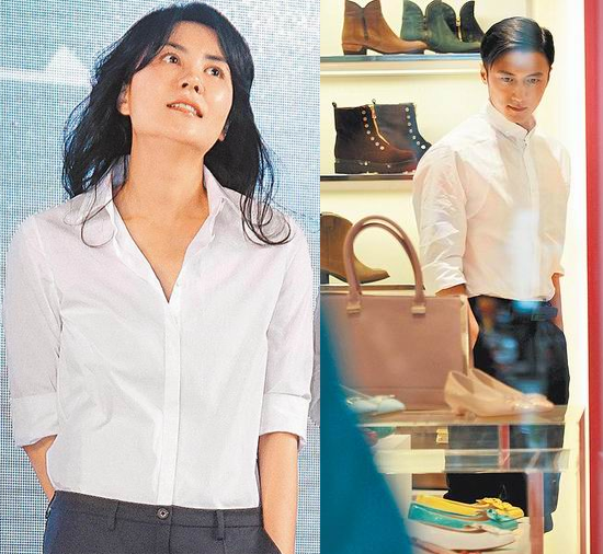 谢霆锋王菲隔空“撞衫”