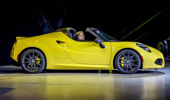 阿尔法罗密欧4C Spider 北美车展发布