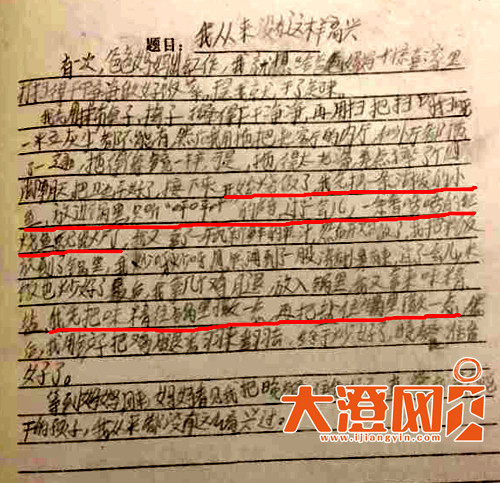 拟声词练习“煮菜”,学生在作文里各种乱煮