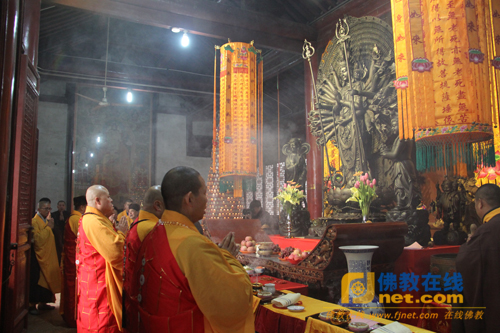 西安大兴善寺隆重举行观音菩萨圣像开光法会