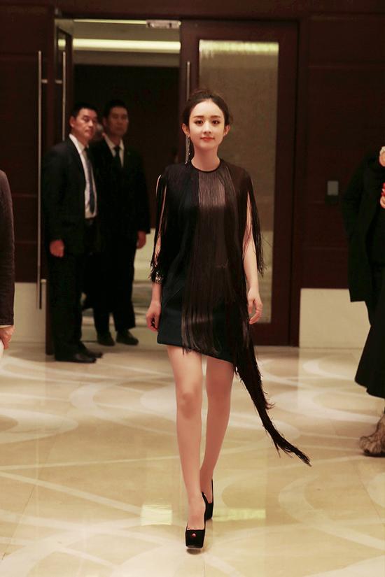 赵丽颖现身微博之夜