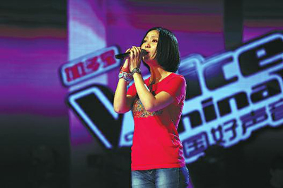 姚贝娜参加《中国好声音》一曲成名