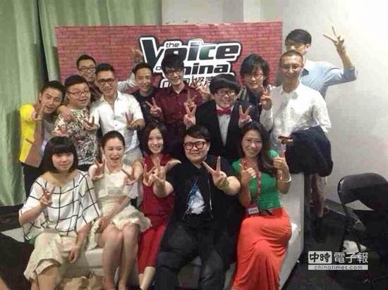 《好声音》那英组合影