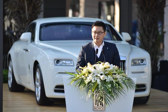 劳斯莱斯汽车有限公司中国区总监李龙出席摩登空间开业并致辞