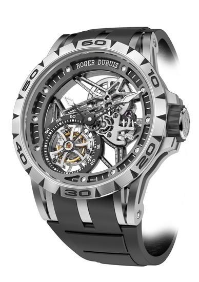 Excalibur Spider Skeleton Flying Tourbillon镂空飞行陀飞轮腕表