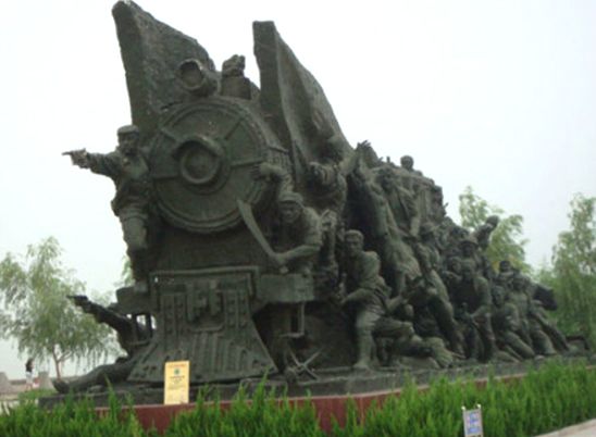 铁道游击队纪念园(图：@山东省旅游局)