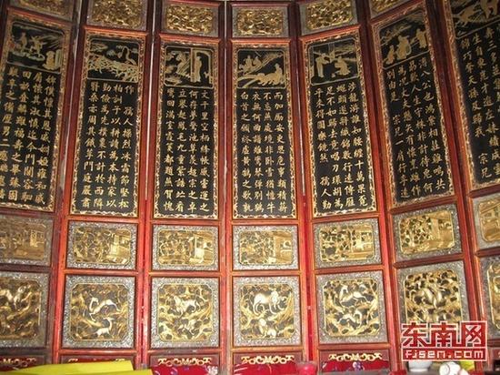被盗屏风雕刻精美