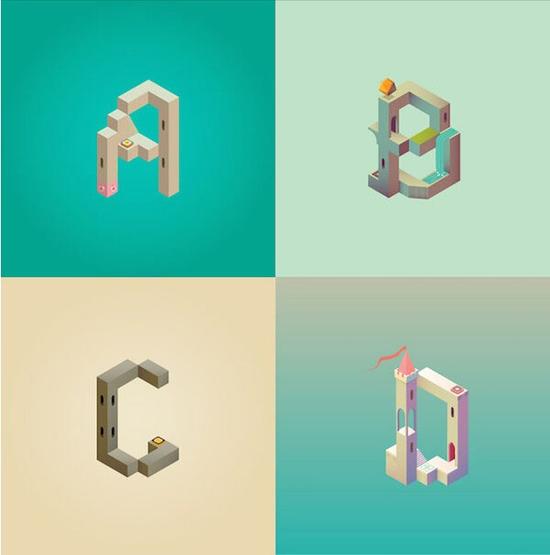 字母ABCD