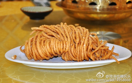 单县馓子(图:@菏泽吃喝玩乐)