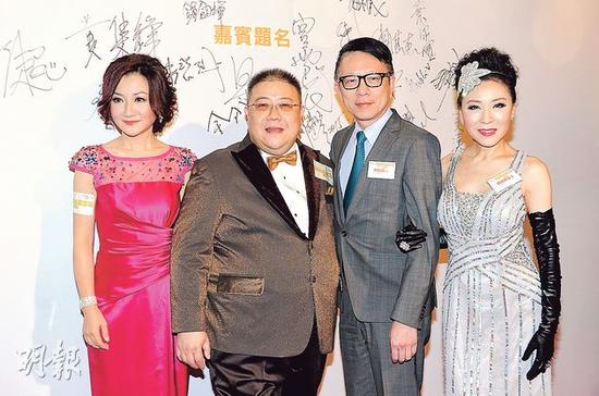 金铃（左起）、刘锡贤、叶家宝、魏秋桦