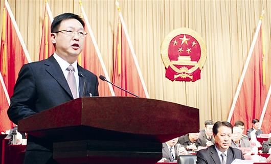 1月20日,董卫民作政府工作报告