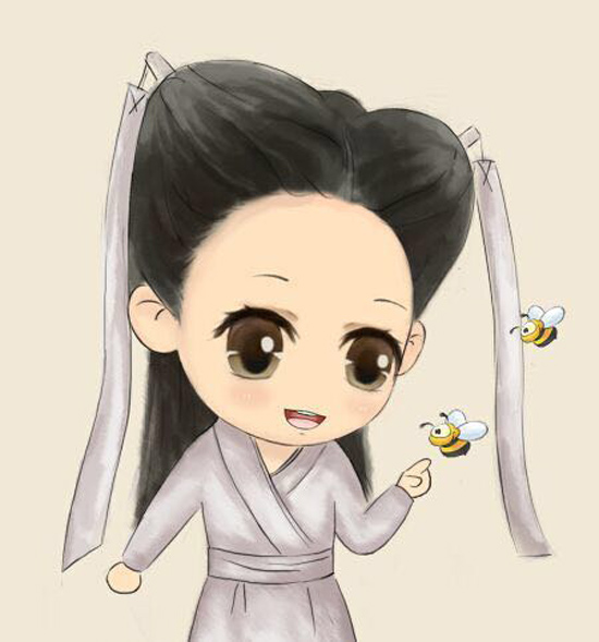 《新神雕》Q版陈妍希引造句热潮 |陈妍希|小龙