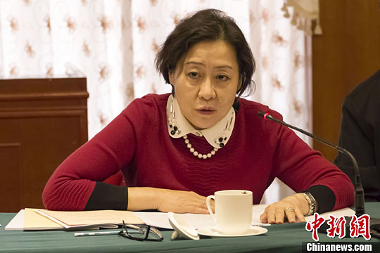 1月26日,刘亭出席政协第十一届广西壮族自治区委员会三次会议。中新社发 宋汉涛 摄