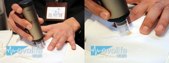 然後使用HCW-HW1進行清洗